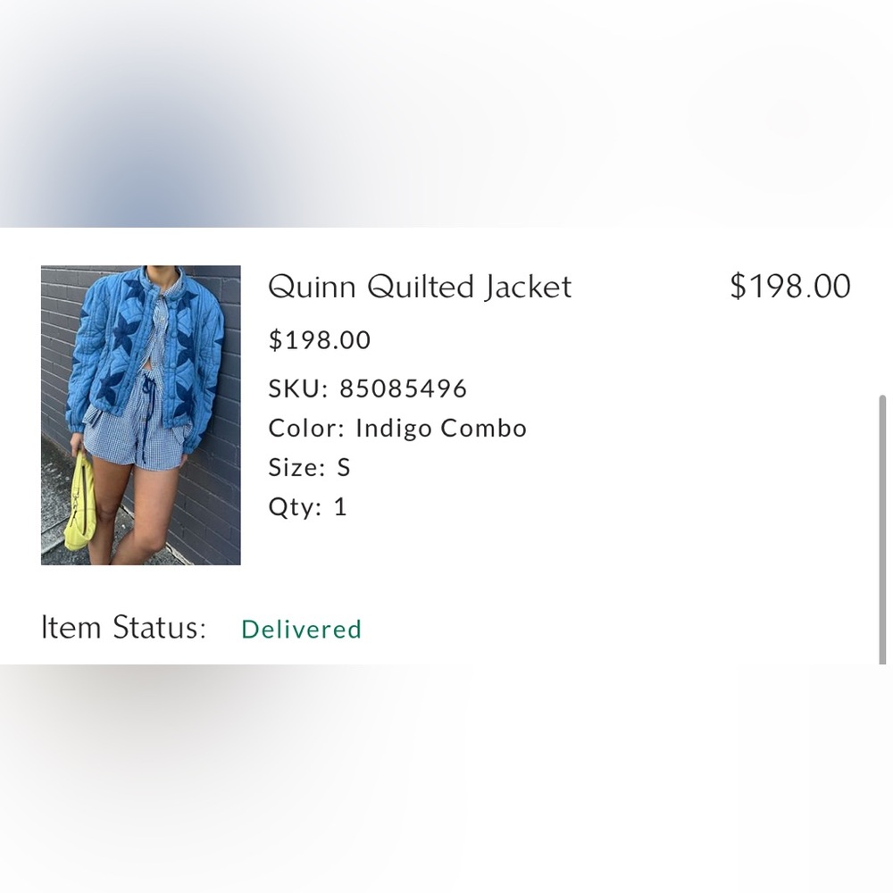 Free People Quinn Quilted Jacket (No Longer Available)